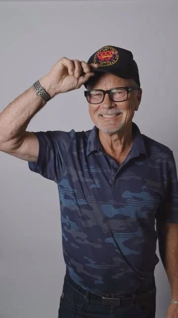Good Stuff owner Cris Bennett tipping his cap
